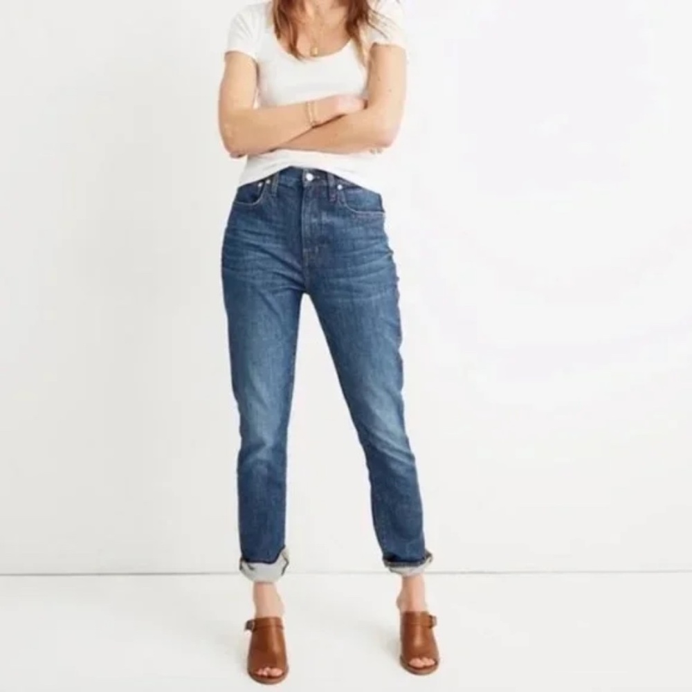 Madewell Eco High-Rise Slim Boyfriend Jeans